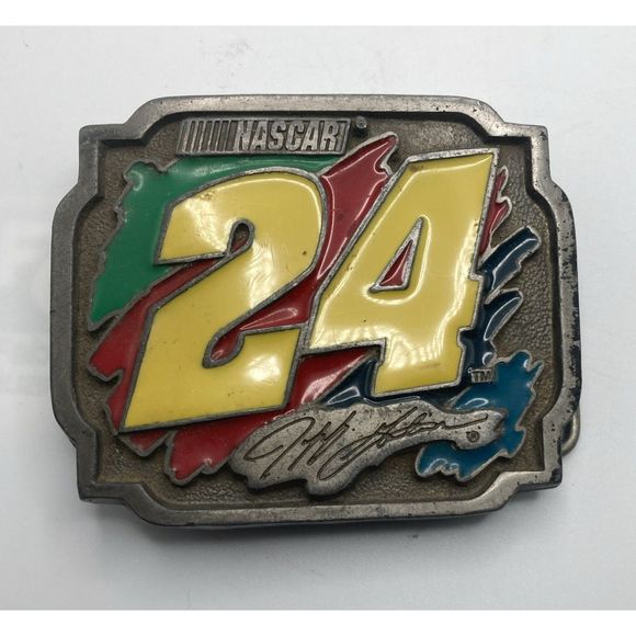 American Legends NASCAR Jeff Gordon 24 Pewter Belt Buckle Special Edition - Picture 1 of 8